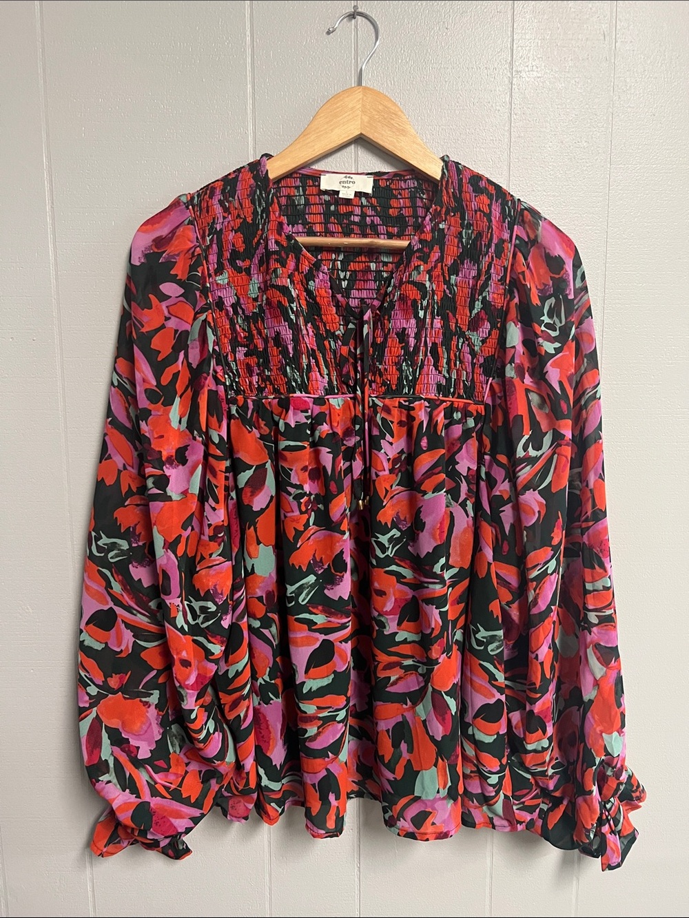 NWOT Entro Blouse Large